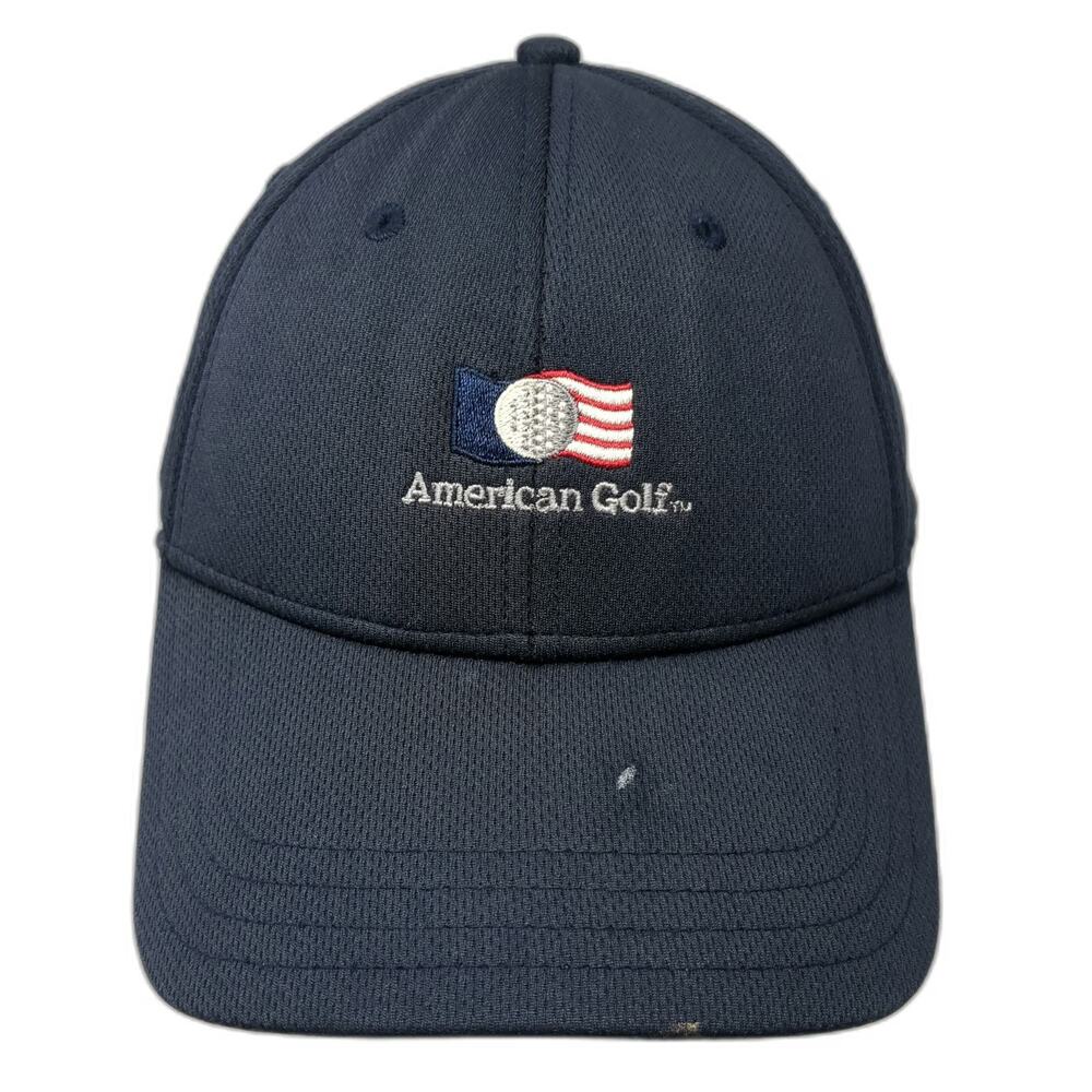 Pukka American Golf Hat Blue One Size Baseball Cap Strapback Embroidered Logo